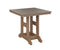 Berlin Gardens Garden Classic 33" Square Bar Table with Hammered Top