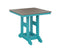 Berlin Gardens Garden Classic 33" Square Bar Table with Hammered Top