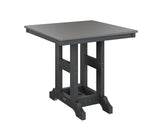 Berlin Gardens Garden Classic 33" Square Bar Table with Hammered Top