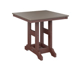 Berlin Gardens Garden Classic 33" Square Bar Table with Hammered Top