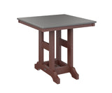 Berlin Gardens Garden Classic 33" Square Bar Table with Hammered Top
