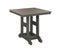 Berlin Gardens Garden Classic 33" Square Bar Table with Hammered Top