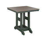 Berlin Gardens Garden Classic 33" Square Bar Table with Hammered Top