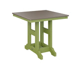 Berlin Gardens Garden Classic 33" Square Bar Table with Hammered Top