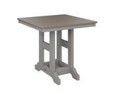 Berlin Gardens Garden Classic 33" Square Bar Table with Hammered Top