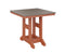 Berlin Gardens Garden Classic 33" Square Bar Table with Hammered Top