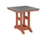 Berlin Gardens Garden Classic 33" Square Bar Table with Hammered Top