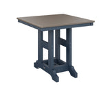 Berlin Gardens Garden Classic 33" Square Bar Table with Hammered Top