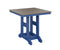 Berlin Gardens Garden Classic 33" Square Bar Table with Hammered Top