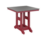 Berlin Gardens Garden Classic 33" Square Bar Table with Hammered Top
