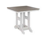 Berlin Gardens Garden Classic 33" Square Bar Table with Hammered Top
