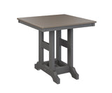Berlin Gardens Garden Classic 33" Square Bar Table with Hammered Top
