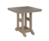 Berlin Gardens Garden Classic 33" Square Bar Table with Hammered Top