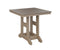 Berlin Gardens Garden Classic 33" Square Bar Table with Hammered Top