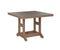 Berlin Gardens Garden Classic 44" Square Dining Table with Hammered Top