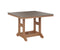Berlin Gardens Garden Classic 44" Square Dining Table with Hammered Top