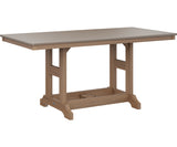 Berlin Gardens Garden Classic 33" x 66" Rectangular Bar Table with Hammered Top