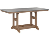 Berlin Gardens Garden Classic 33" x 66" Rectangular Bar Table with Hammered Top