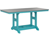 Berlin Gardens Garden Classic 33" x 66" Rectangular Bar Table with Hammered Top