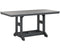 Berlin Gardens Garden Classic 33" x 66" Rectangular Dining Table with Hammered Top