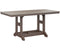 Berlin Gardens Garden Classic 33" x 66" Rectangular Bar Table with Hammered Top