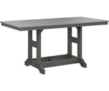 Berlin Gardens Garden Classic 33" x 66" Rectangular Bar Table with Hammered Top
