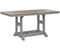 Berlin Gardens Garden Classic 33" x 66" Rectangular Bar Table with Hammered Top