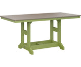 Berlin Gardens Garden Classic 33" x 66" Rectangular Bar Table with Hammered Top