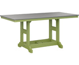 Berlin Gardens Garden Classic 33" x 66" Rectangular Bar Table with Hammered Top