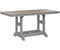 Berlin Gardens Garden Classic 33" x 66" Rectangular Bar Table with Hammered Top