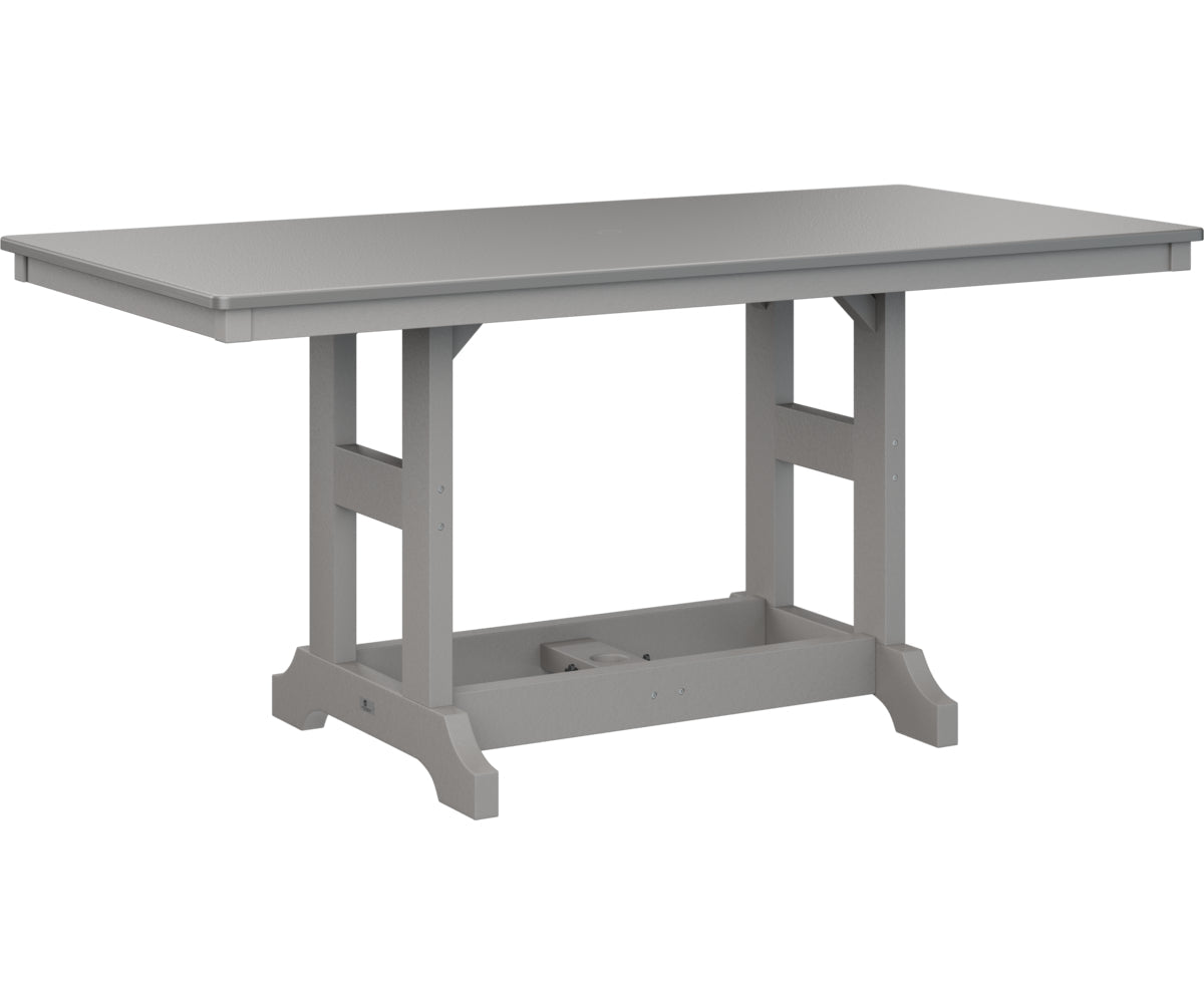 Berlin Gardens Garden Classic 33" x 66" Rectangular Bar Table with Hammered Top