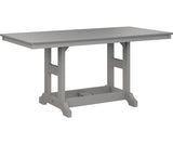 Berlin Gardens Garden Classic 33" x 66" Rectangular Bar Table with Hammered Top