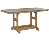 Berlin Gardens Garden Classic 33" x 66" Rectangular Bar Table with Hammered Top