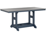 Berlin Gardens Garden Classic 33" x 66" Rectangular Bar Table with Hammered Top