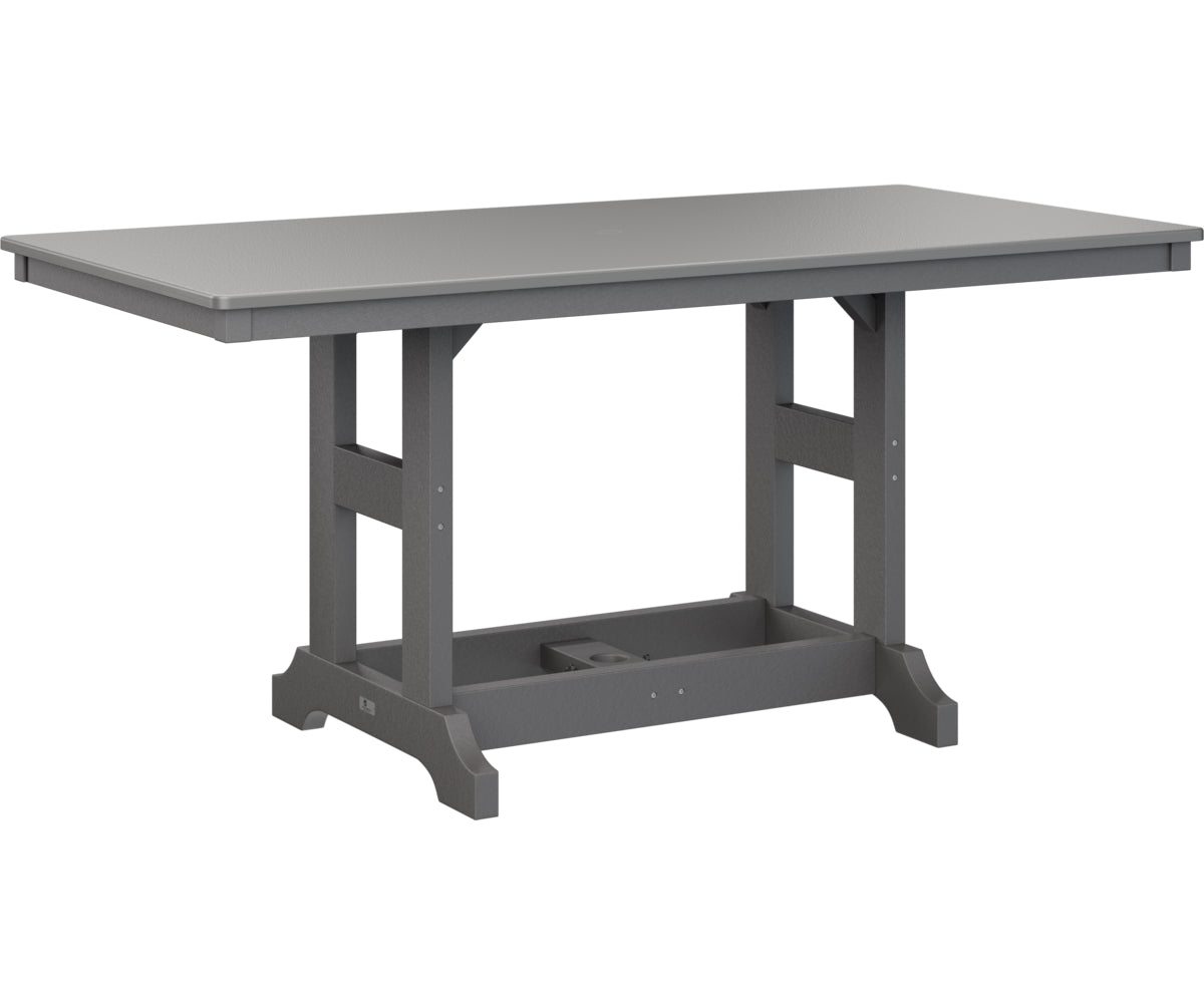 Berlin Gardens Garden Classic 33" x 66" Rectangular Bar Table with Hammered Top