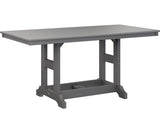 Berlin Gardens Garden Classic 33" x 66" Rectangular Bar Table with Hammered Top