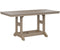 Berlin Gardens Garden Classic 33" x 66" Rectangular Bar Table with Hammered Top