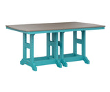 Berlin Gardens Garden Classic 44" x 72" Rectangular Bar Table with Hammered Top