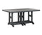 Berlin Gardens Garden Classic 44" x 72" Rectangular Bar Table with Hammered Top