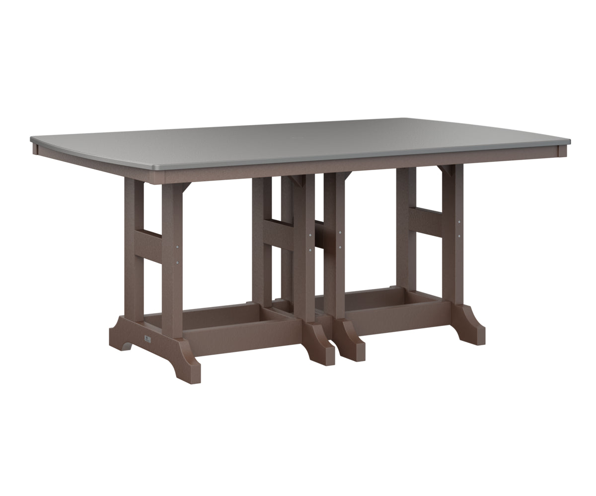 Berlin Gardens Garden Classic 44" x 72" Rectangular Bar Table with Hammered Top