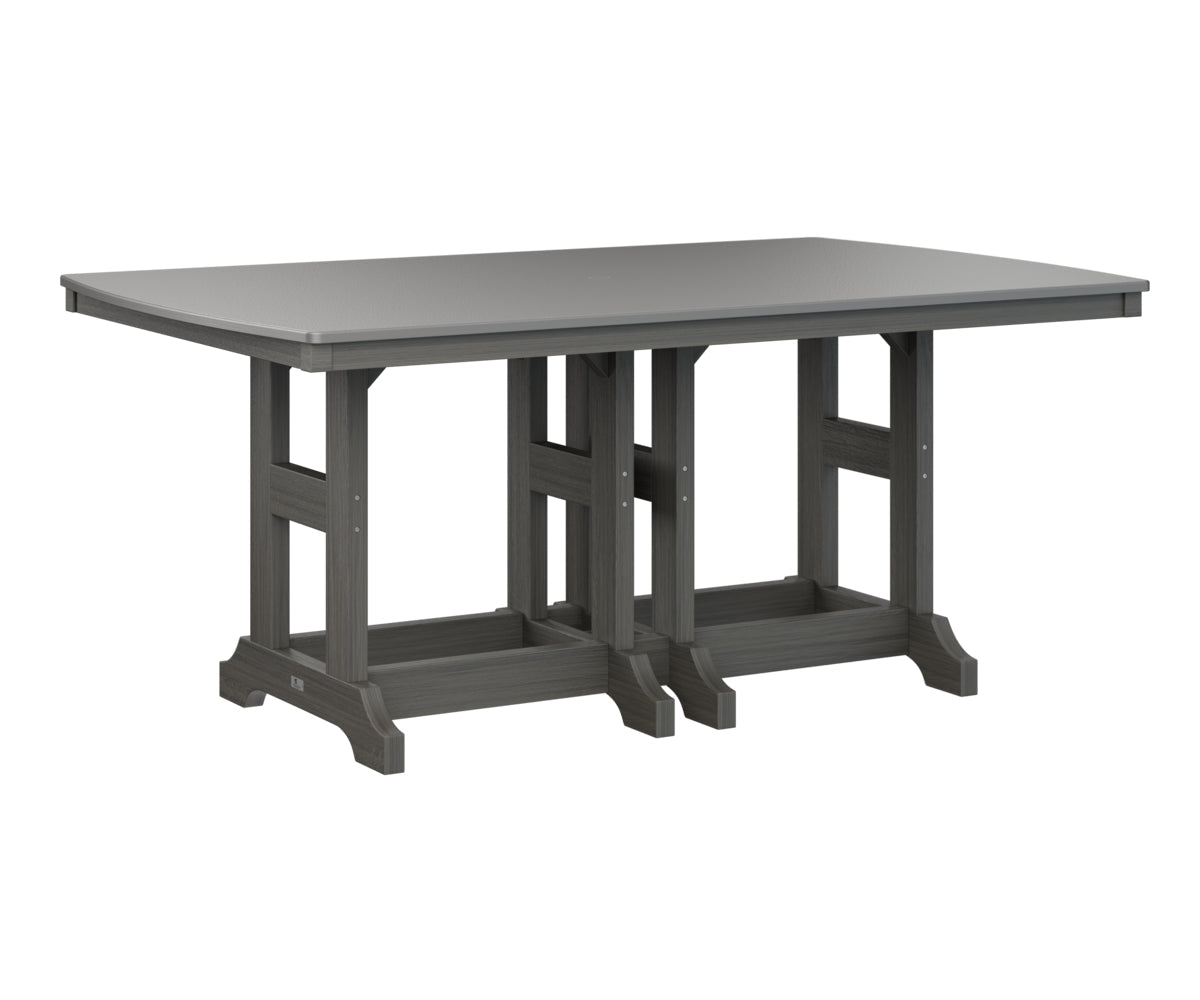 Berlin Gardens Garden Classic 44" x 72" Rectangular Bar Table with Hammered Top