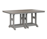 Berlin Gardens Garden Classic 44" x 72" Rectangular Bar Table with Hammered Top
