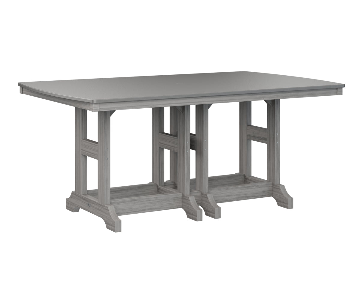 Berlin Gardens Garden Classic 44" x 72" Rectangular Bar Table with Hammered Top