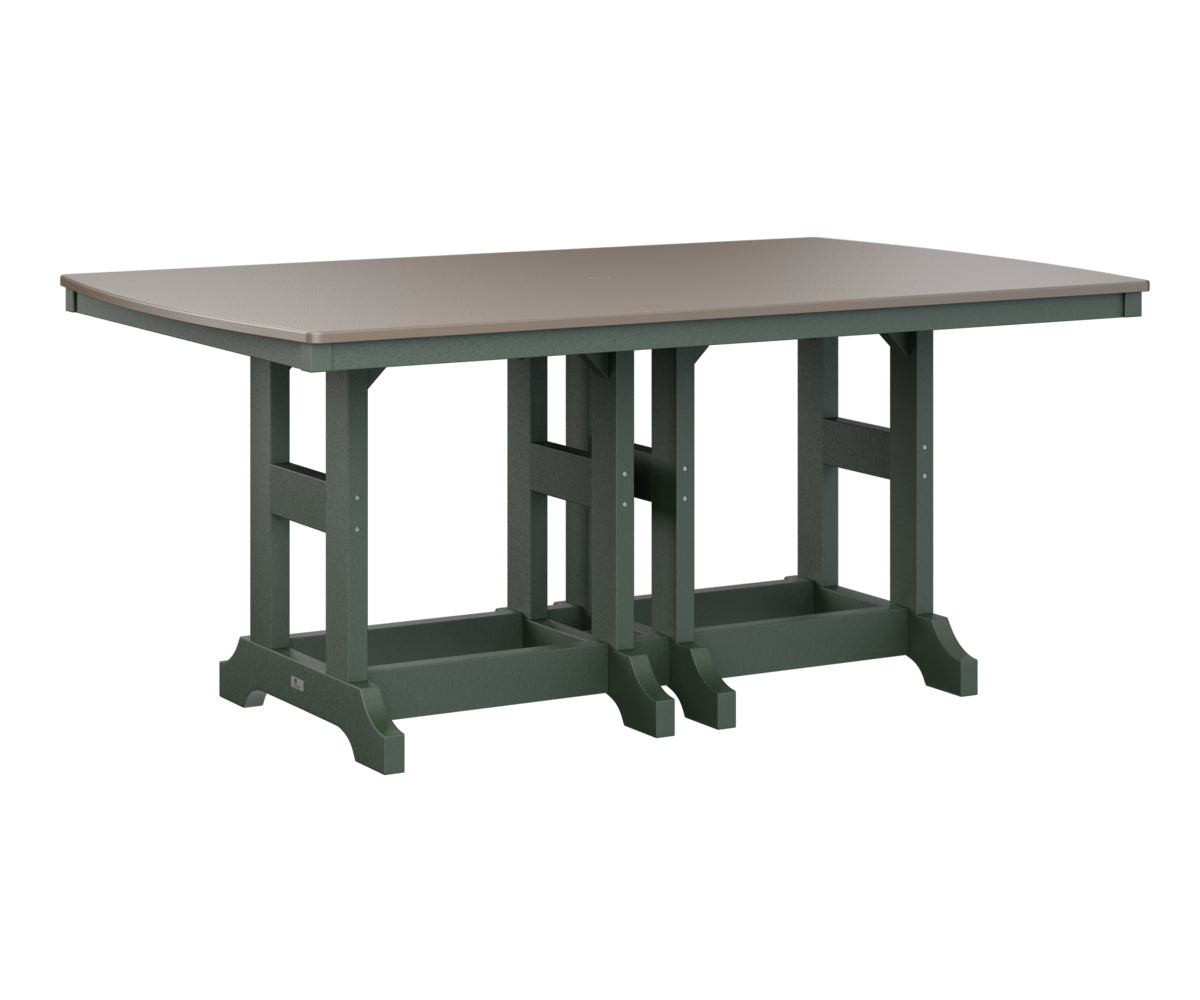 Berlin Gardens Garden Classic 44" x 72" Rectangular Bar Table with Hammered Top