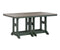 Berlin Gardens Garden Classic 44" x 72" Rectangular Bar Table with Hammered Top