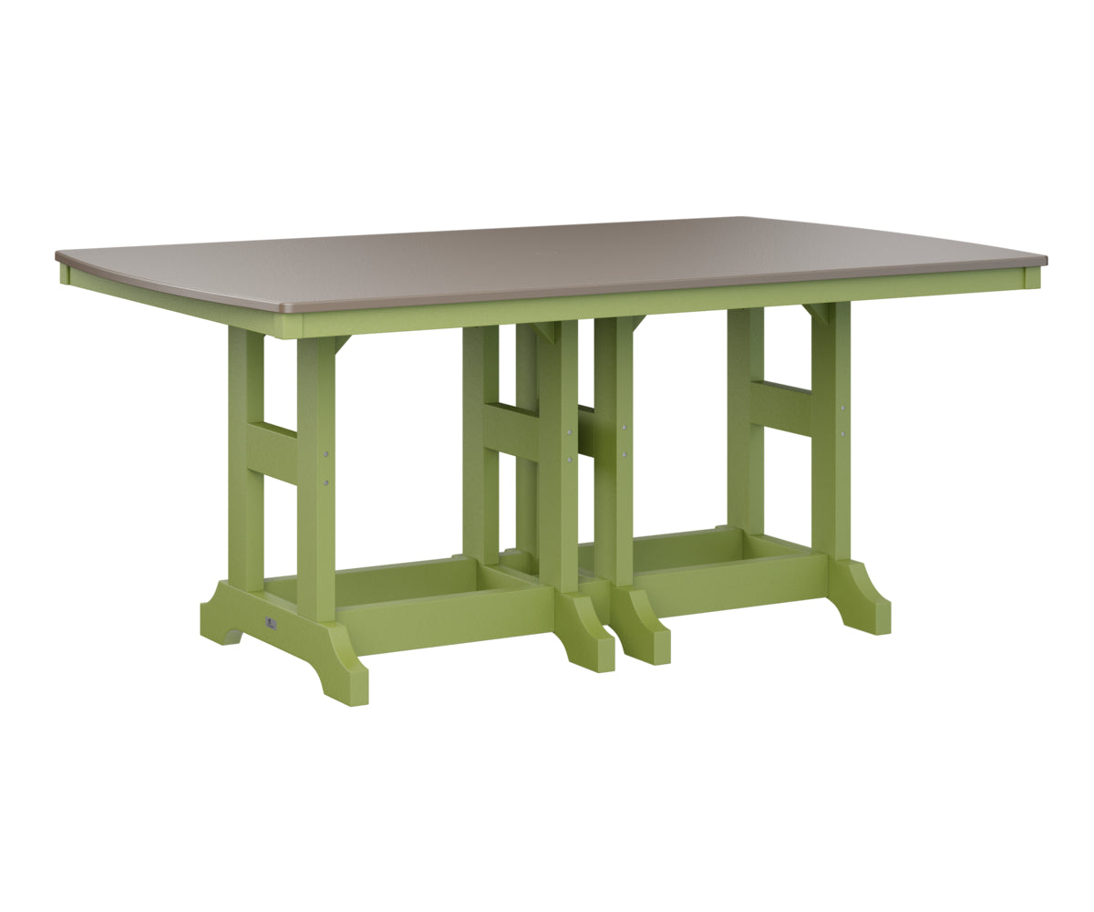 Berlin Gardens Garden Classic 44" x 72" Rectangular Bar Table with Hammered Top