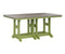 Berlin Gardens Garden Classic 44" x 72" Rectangular Bar Table with Hammered Top