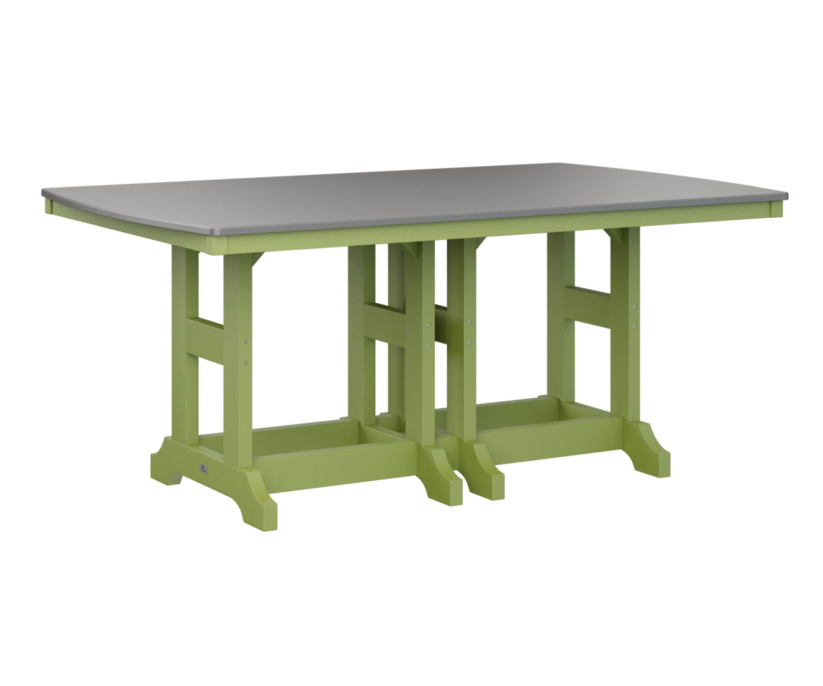 Berlin Gardens Garden Classic 44" x 72" Rectangular Bar Table with Hammered Top