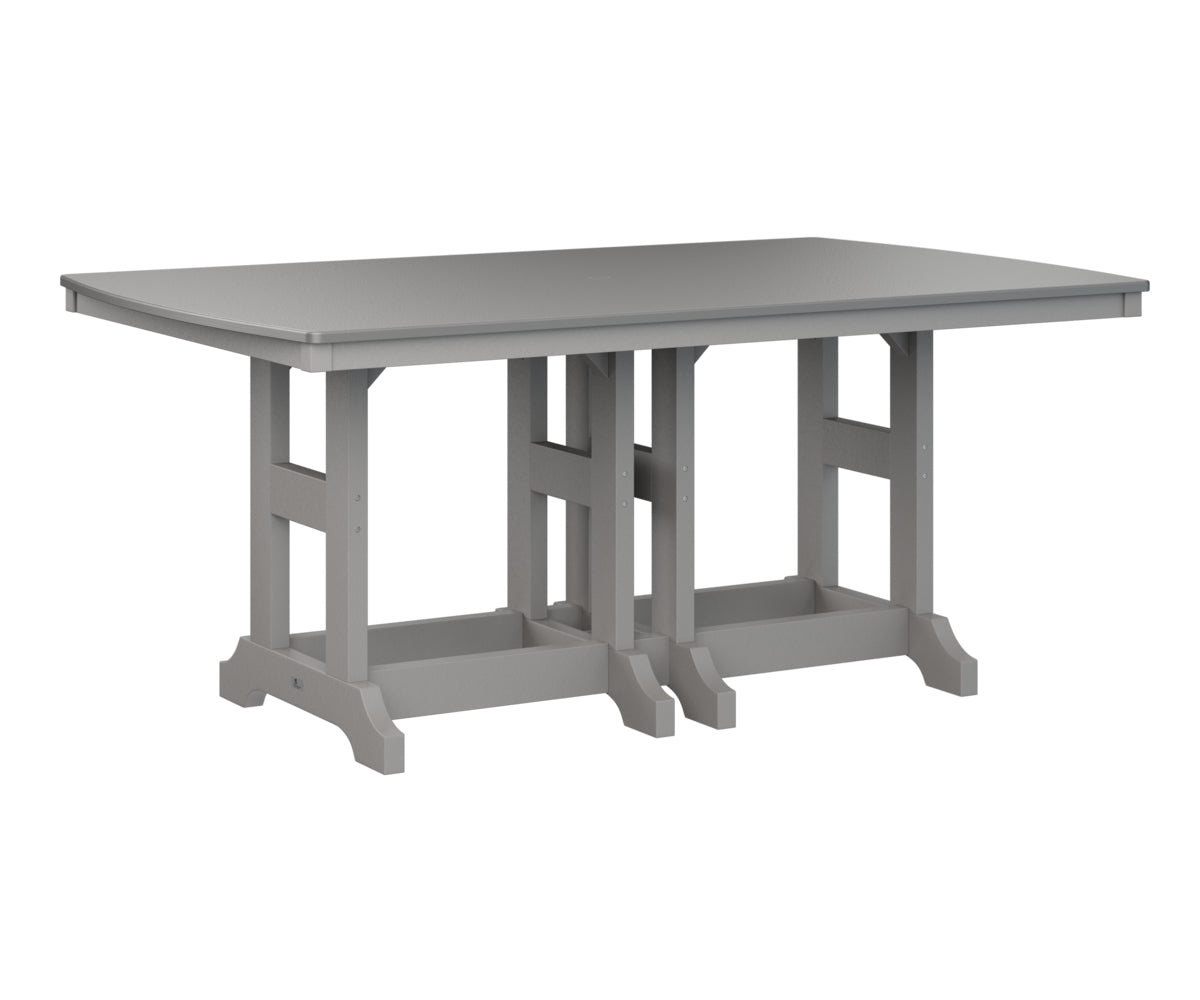 Berlin Gardens Garden Classic 44" x 72" Rectangular Bar Table with Hammered Top