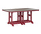 Berlin Gardens Garden Classic 44" x 72" Rectangular Bar Table with Hammered Top